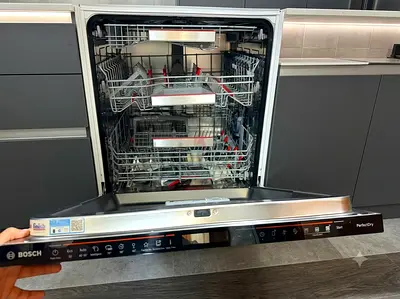 Bosch Series 8 Latest Model Built-in Integrated 3-Rack Dishwasher – Premium German Engineering