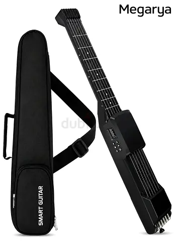 Megarya Smart Guitar with AI MIDI Technology USB Charging - Electric/Acoustic Guitar