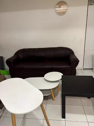 Sofa , 3 tables for sale
