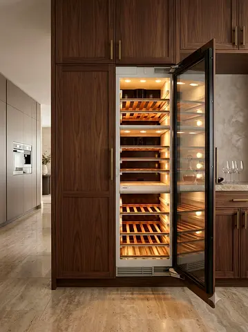 Miele KWT 1612 Vi Built-In Wine Cooler 3 zone temperature 102 bottle fully-integrated