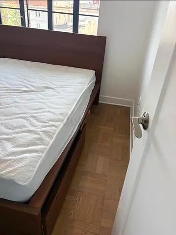 IKEA MALM King Size Bed + 2 Storage Drawers + Mattress