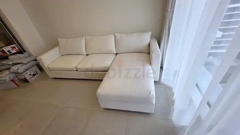 Ikea vimle L shape sofa bed with mattress