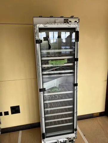Gaggenau latest model large built-in integrated wine fridge