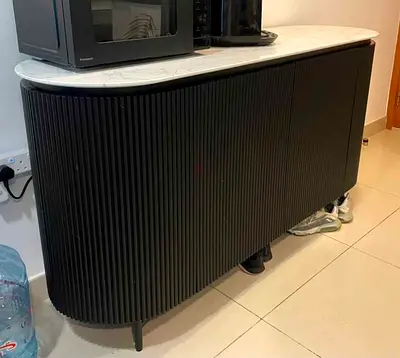 Monochrome Buffet Marble Unit