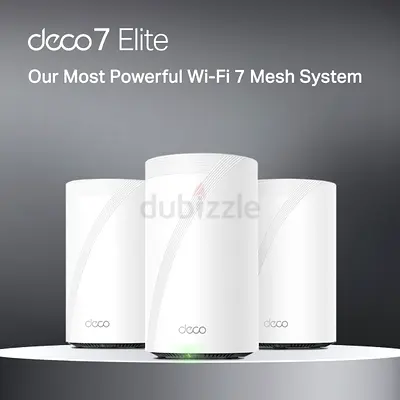 TP-Link Deco BE95 BE33000 Quad-Band Whole Home Mesh WiFi 7 System - 3-Pack
