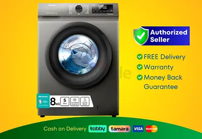Hisense 8KG Fully Automatic Washing Machine ● Brand New |Warranty | FREE Delivery | SHJ8475