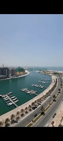 اطلالة بحرية غرفتين وصالة 55 الف باركينج بلكونه