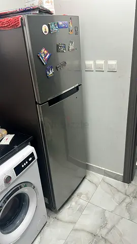 Silver single-door refrigerator in good working condition