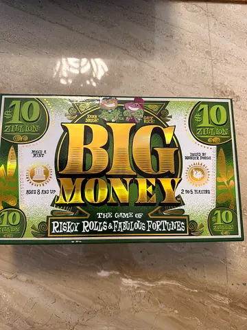 Big Money board game - family strategy game, unused
