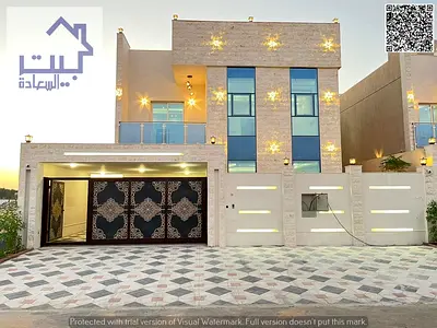 للايجار : فيلا موردن أول ساكن بمنطقه الياسمين _عجمان ( طابقين + روف ) موقع متميز بالقرب لحديقه الحميديه علي شارع الشيخ محمد بن زايد _ جاهزه للسكن