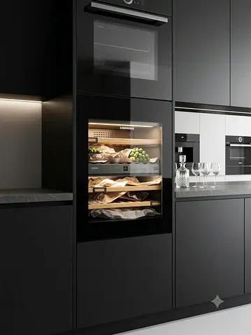 LIEBHERR LATEST MODEL UWT 1682 wine fridge undercounter 46 bottle dual temperature built-in fully-in