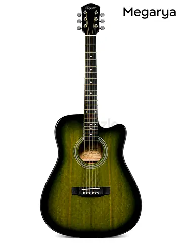 MegArya 41-Inch TBS (Tobacco Sunburst) Cutaway Acoustic Guitar,