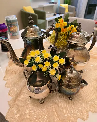 Vintage FB Rogers Silver Co silver-plated tea and coffee Set