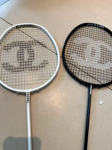 Chanel badminton racket - cover and gandle is worn