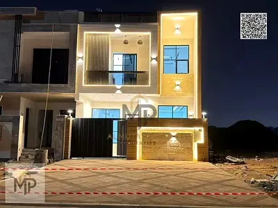Townhouse (on a main road)|ajman|al Yasmeen| 4 master rooms, majlis, hall, maid room, roof | freehold| 0 registration fees.