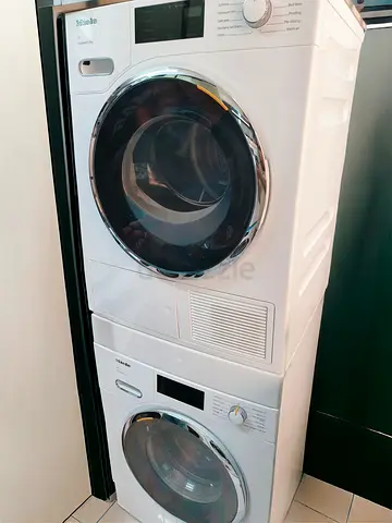 Miele series 6 Premium 9kg washer and 8 kg Dryer Set with staking kit German Made