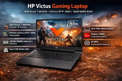HP Victus Gaming Laptop - Ryzen 7 8845HS | RTX 4060 | 16GBDDR5 | 165Hz