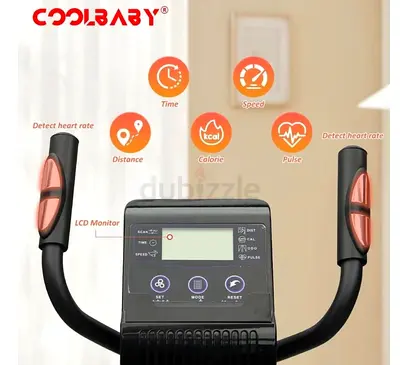 COOLBABY 2-in-1 Elliptical Exercise Bike with Seat – Excellent Condition