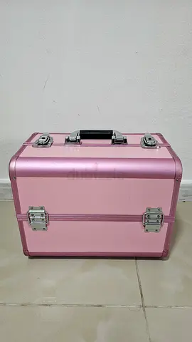 Makeup Train Case Large Portable Cosmetic Case - 6 Tier Trays Professional Makeup Storage Organizer