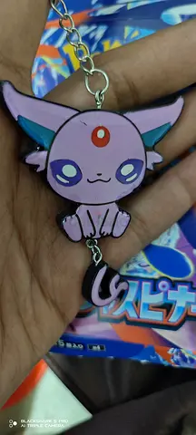 Cute Espeon Pokemon Keychain