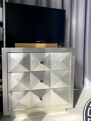 Silver Cabinet (3 Drawers)