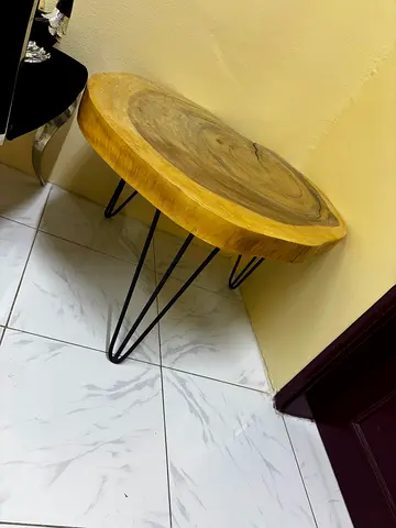 Wooden and Metal Coffee Table