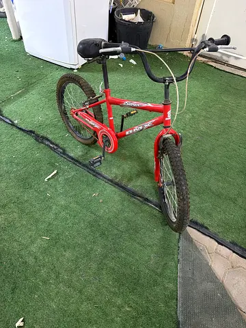 Red kids mountain bike - 20 inch, used