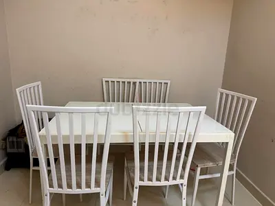 extendable glass dining table 6 chair