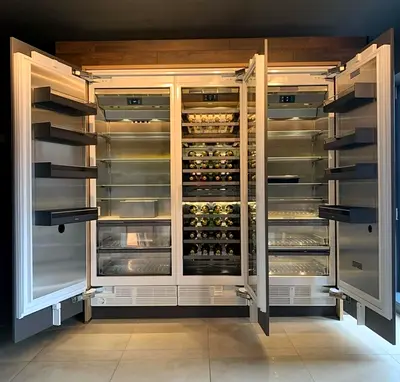 Gaggenau 400 series large built-in integrated fridge freezer set 75cm never used