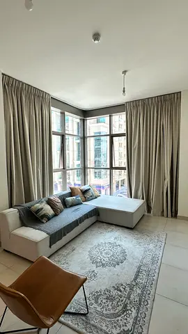 Neutral grey blackout curtains with sheer inner curtain - W3 x H3.1 m and W1.05 x H3.1 m