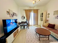 1 Bedroom apartment with two bathrooms luxury spacious Family Building near to metro with All amenit