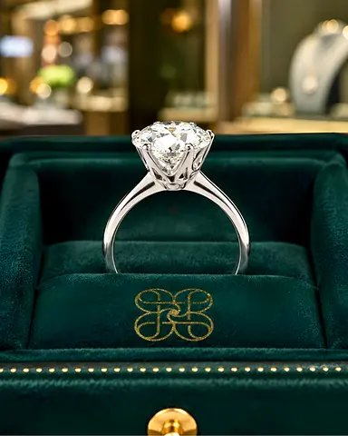 Stunning Diamond Ring 4ct | 14K Gold | IGI Certified