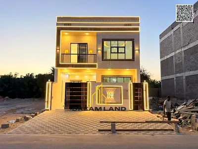 Residential and investment opportunity | Own a luxury villa in Al Helio 2, Ajman | 5 bedrooms and a roof terrace | Competitive price