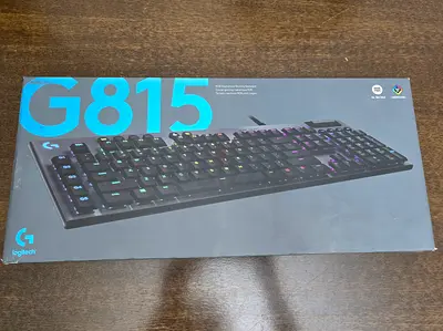 New Logitech g815 gaming keyboard
