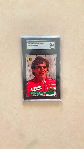 1992 Ayrton Senna SGC 9 Mint F1 Trading Card (Graded)