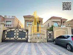 Villa for Annual Rent in Al Rawda 1, Ajman | 5 Master Bedrooms | 5,000 Sq. Ft. | Opposite Woodlem Pa