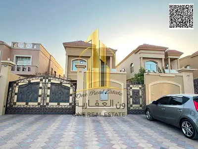 Villa for Annual Rent in Al Rawda 1, Ajman | 5 Master Bedrooms | 5,000 Sq. Ft. | Opposite Woodlem Park School