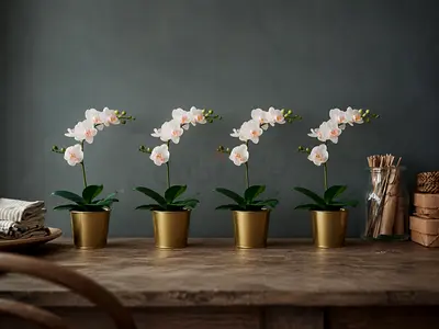 FEJKA IKEA
Artificial potted plant, orchid white, 9 cm - 4 pcs available