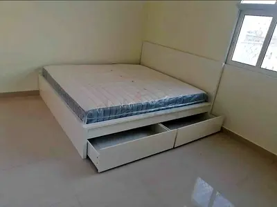Ikea Malm bed with mattress queen size