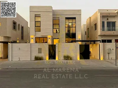 Luxury villa for sale in Al Helio 2 – Ajman | Two floors and a roof | Spacious yard