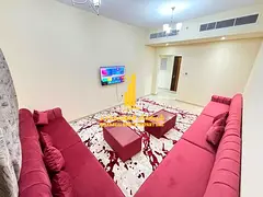 ✨ Luxurious spacious 2-bedroom apartment for monthly rent in Al Rashidiya 2, opposite Ladies Park 