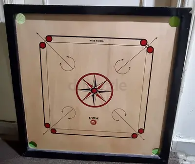 Classic Wooden Carrom Board - Excellent Condition