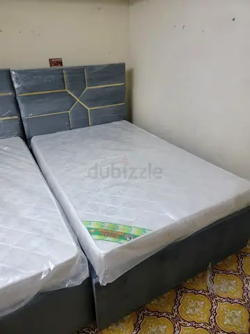 Brand new velvet twin size bed with medical mattress available.