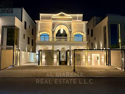 Luxury villa in Al Aaliyah, Ajman, with elevator. Price includes electricity, water, and air conditioning. Direct from owner.