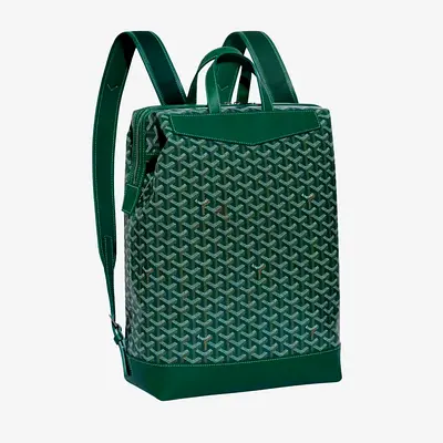 green Goyard Cisalpin Backpack