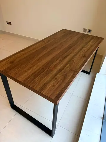 Wooden Dining Table with 6 chairs