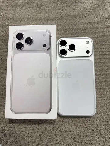 Apple iPhone 17pro max - Silver (Box Included) TDRA