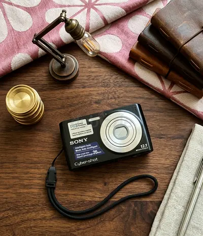 Sony Cyber-shot Digital Camera DSC-W510 (12.1 MP) - Working!