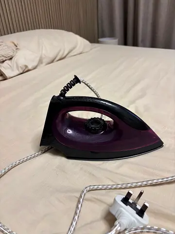 Used Steam Iron - Purple, Working Condition