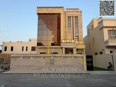 The epitome of luxury and privacy in Al Alia: a modern villa with a private pool, priced inclusive of registration fees.